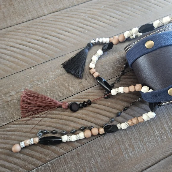 Disney Brown and Blue Belt with Silver Buckle - Picture 3 of 6